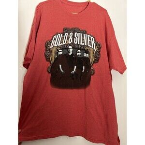 Pawn Stars Shirt Adult Medium Red Gold and Silver Pawn Shop Mens